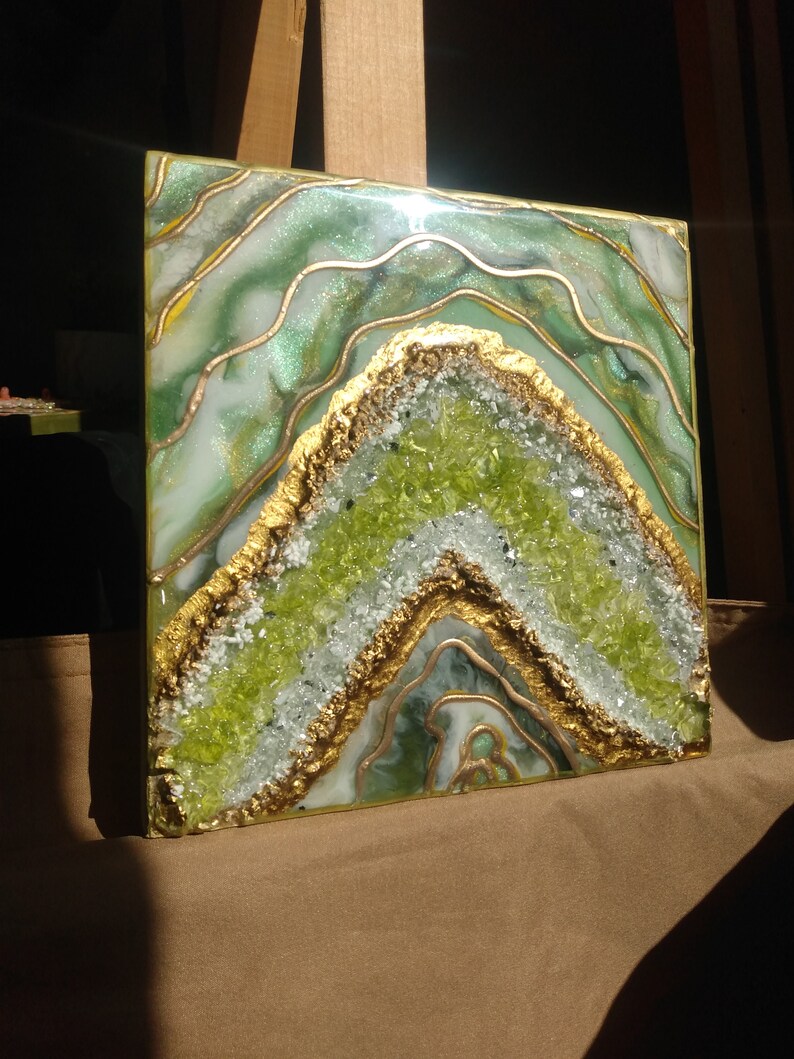 Resin Geode Wall Art Decor - Etsy