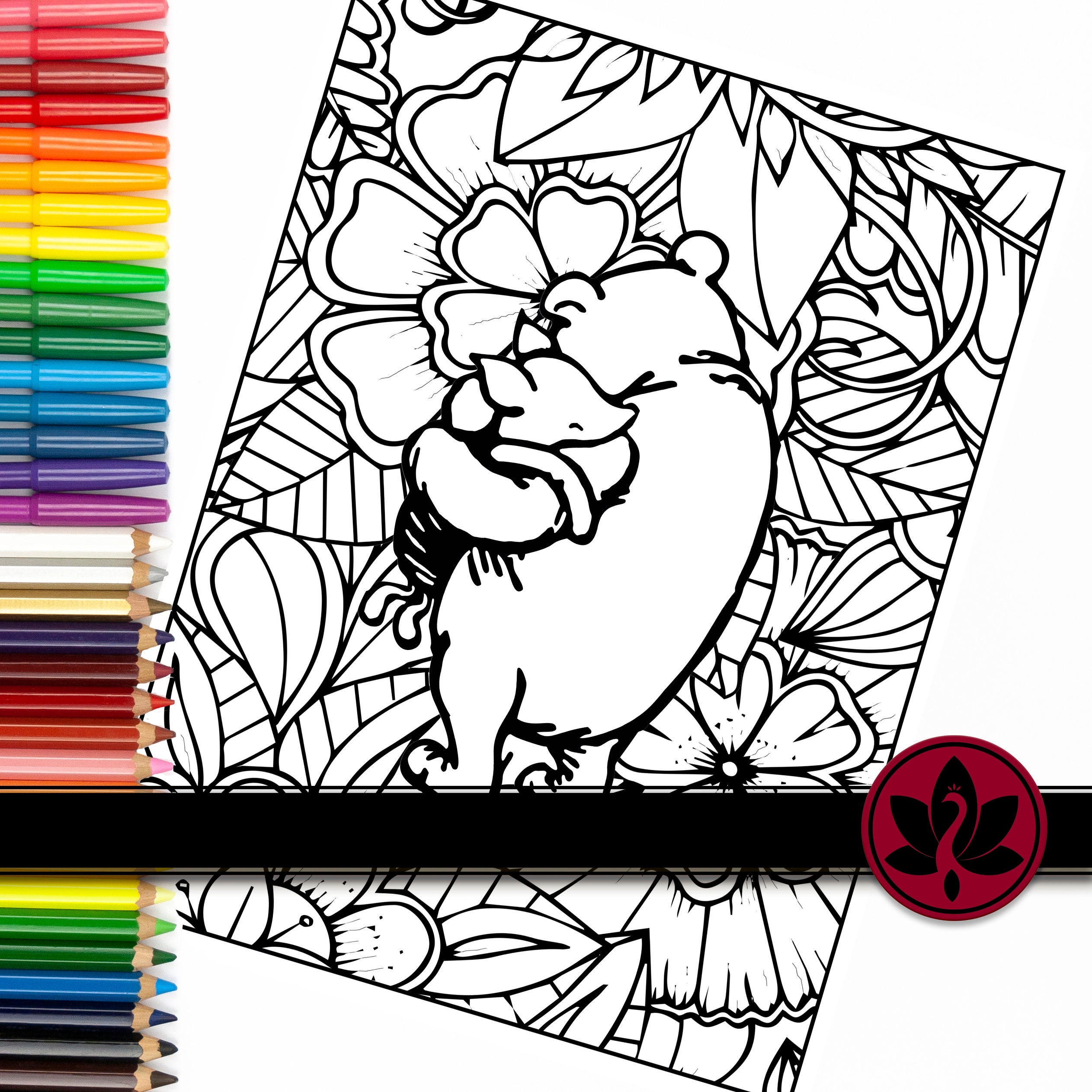 Winnie-the-pooh Coloring Book, Classic Pooh Coloring Pages, Coloring Book PDF Mandalas ...