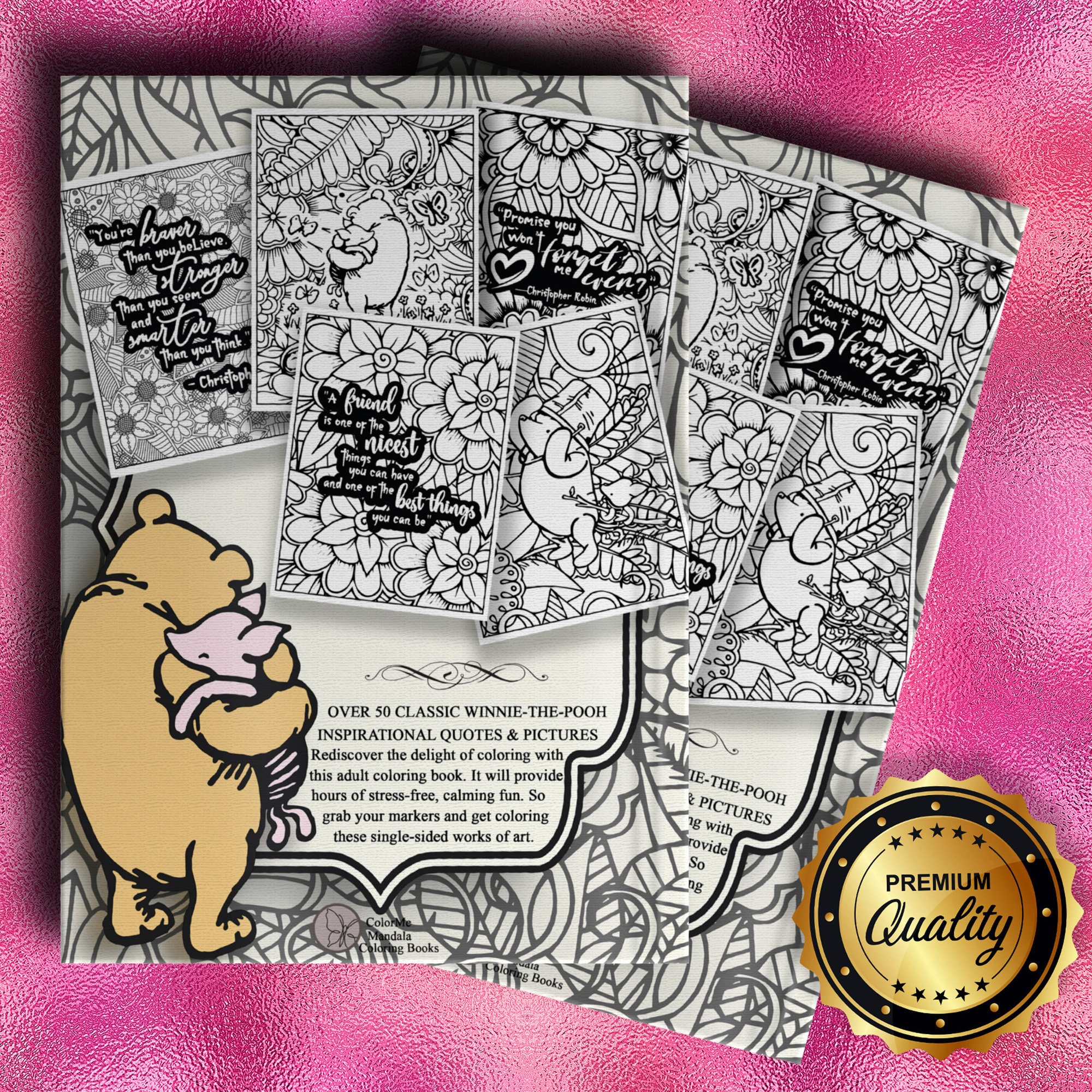 Winnie-the-pooh Coloring Book, Classic Pooh Coloring Pages, Coloring