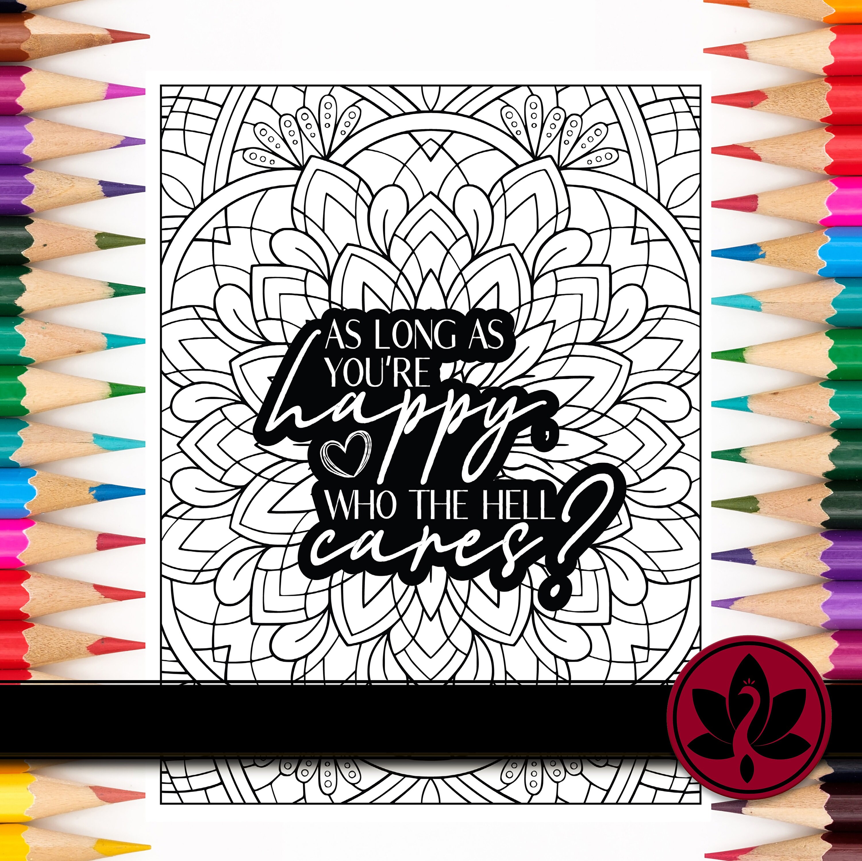 Coloring Book for Adults Swear Word Coloring Book Cuss Words - Etsy