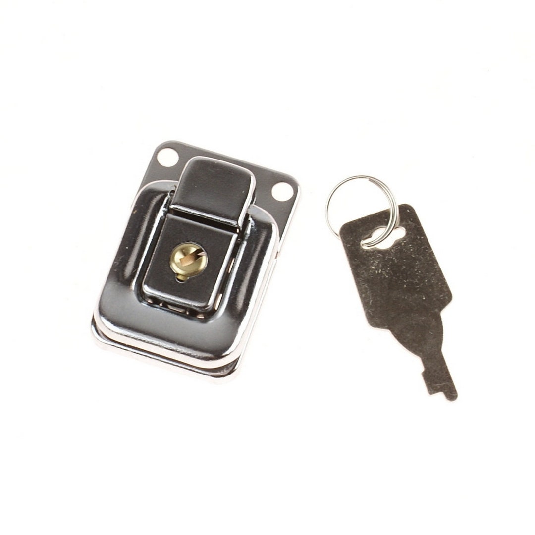 Square Drawbolt Closure Latch for Guitar, Musical, or Jewelry Cases