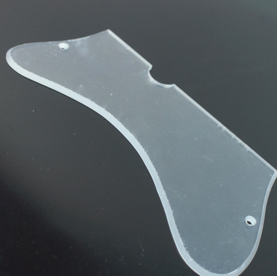 Left-handed Custom Danelectro U2 Style Guitar Pickguard, 1ply Clear ...