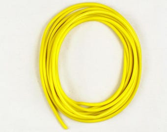 6-Foot Single-conductor Shielded Guitar Circuit Wire 28 AWG, Yellow