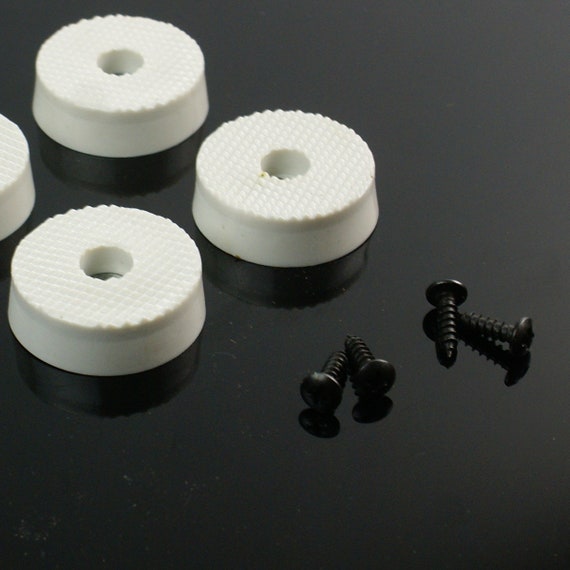 Piedini In Gomma Per Amplificatore Chitarra/Altoparlanti - Confezione Da 4 - Altezza 13mm Diametro 32mm