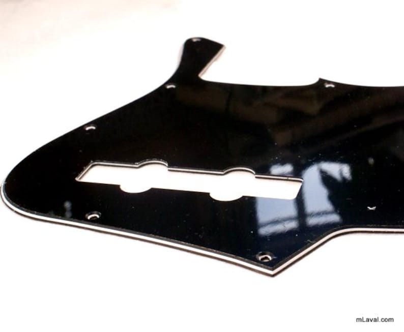 Golpeador de repuesto para bajo Jazz Bass de 4 cuerdas JB, 3 capas, negro imagen 3