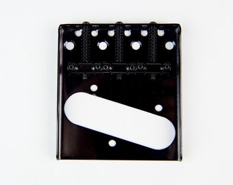 Ersatz frühe 50er Jahre Traditionelle Tele Stil Gitarrenbrücke, 3-Sattel, (verschiedene Farben)