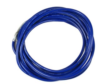 6-Foot Single-conductor Shielded Guitar Circuit Wire 28 AWG, Blue