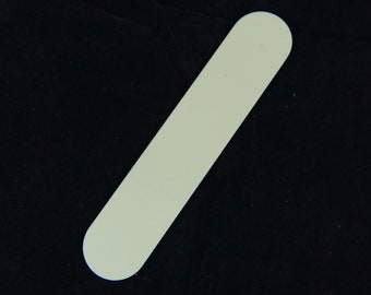 Blank Control Plate For Tele, Plastic PVC 3ply Mint Green, No-hole