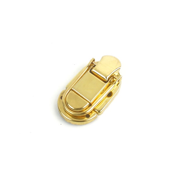 Drawbolt Closure Latch for Musical or jewel case, 6425 Gold-plated