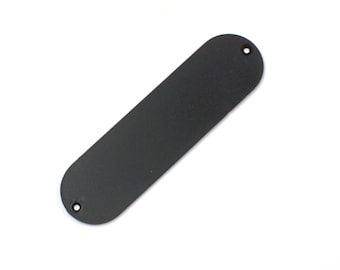 Replacement LP JR Junior Electric Guitar Control Compartment Back Plate, Black