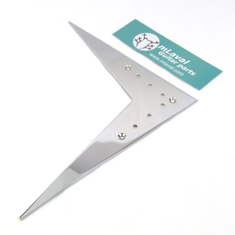 Flying V Style Electric Guitar Tailpiece String Plate Steel Etsy