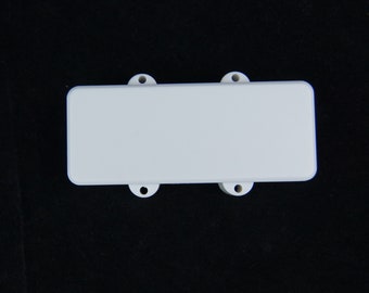Double J style Humbucker Bass Guitar Pickup cover, White, 96 or 113mm