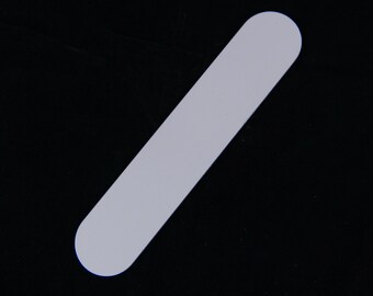 Blank Control Plate For Tele, Plastic PVC 3ply White, No-hole
