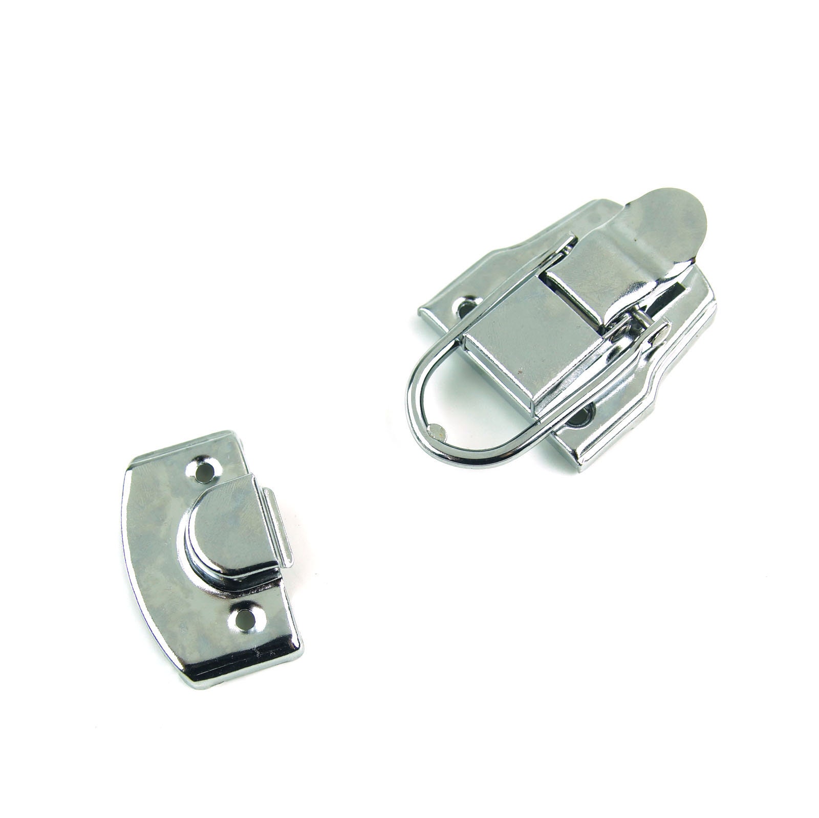 Wooden Box Latches 2-Pack Small Hasp Latches For Wooden Boxes - Black Iron Tool Box Buckle Latches With Hardware Chest Latch Hardware