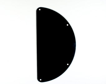 Plastic Cavity Cover Back Plate For JB PB style bass guitar Black