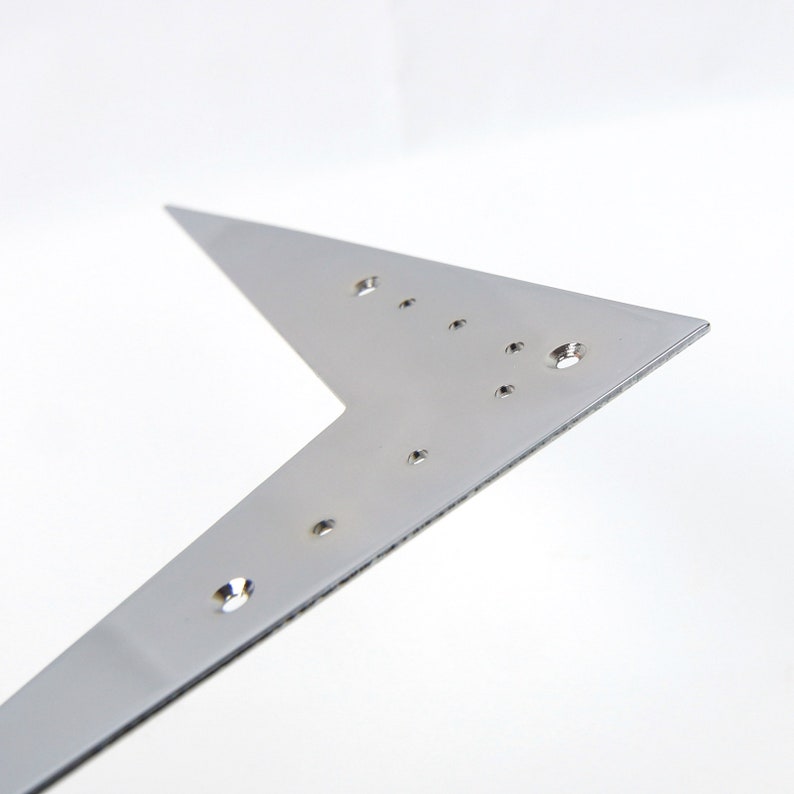 Flying V Style Electric Guitar Tailpiece String Plate Steel Etsy