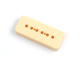 Replacement p90 Soap-bar Guitar Pickup Cover, Cream