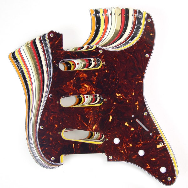 Replacement Guitar Pickguard For Strat Standard (Various Colors)