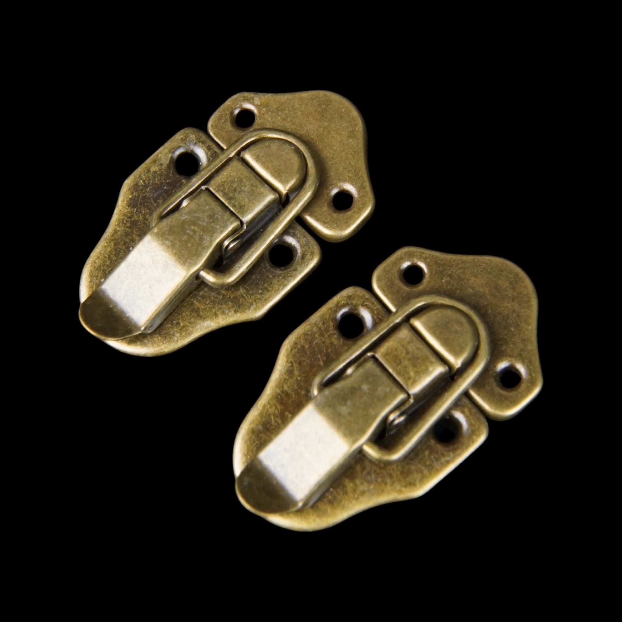 Replacement Instrument Case Latch - Brass Or Nickel Finish - Ohio Travel Bag-710423
