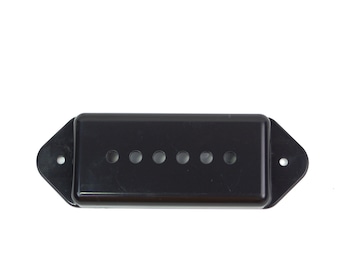 Replacement P-90 p90 Dog-ear Pickup Cover, Black /Plastic