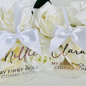 Holy Communion Hanger Tag / First Holy Communion / Catholic / Hanging Decoration Keepsake