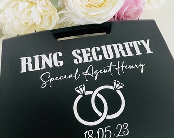Ring Security Box / Wedding Day / Ring Bearer / Page Boy / Special Agent