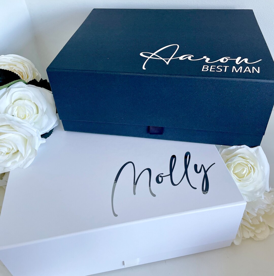 Bridesmaid Best Man Proposal Box / Wedding Day Gift Box / Will You Be