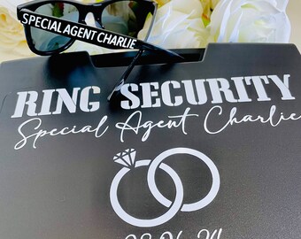 Ring Security Box / Wedding Day / Ring Bearer / Page Boy / Special Agent