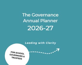 NEW A5 / Teal / 2026-27 Governance Annual Planner / Governors and Trustees / Academic Diary