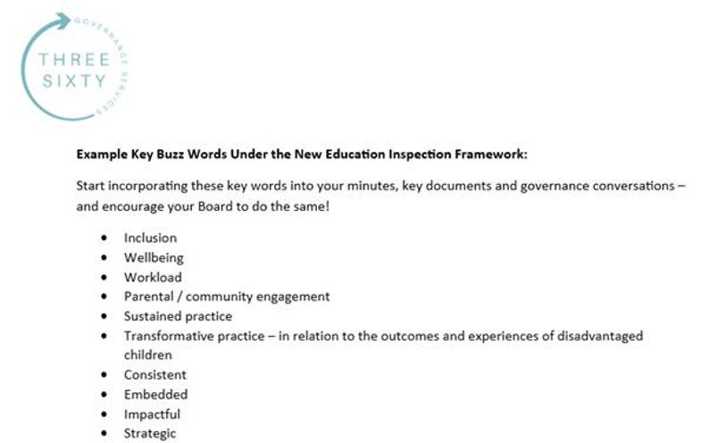 TSG 2026 Ofsted Framework Governance Preparation - Workbook & Resources ...