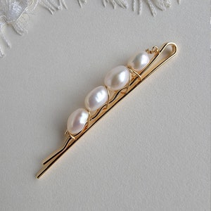 Handmade Baroque Freshwater Pearl Hair Clip, Natural Pearl Hair Pin, Wedding Hair Accessory, Bridal Hair Pins,Wedding Hair Jewelry,Gift idea