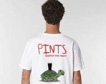Guinness, Worth the Wait Tee. Mens Shirt, Authentic Vintage, Irish Heritage, Beer shirt, Irish t-shirt, Vintage Gift, Trending