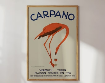 Carpano Vermuth Vintage Food & Drink - Poster Reproduction