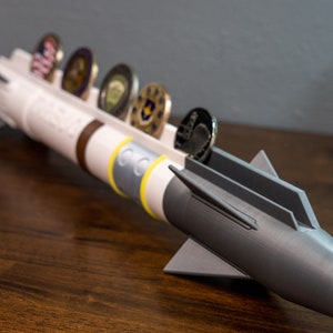 AIM-9 Missile Challenge Coin Display - Challenge Coin Holder