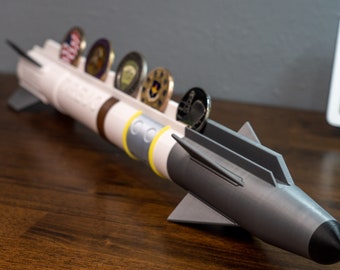 AIM-9 Missile Challenge Coin Display - Challenge Coin Holder