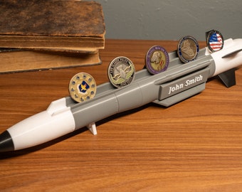 PAC-3 MSE Missile Challenge Coin Display - Challenge Coin Holder