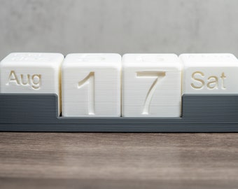 Long Block Calendar - 3d Print