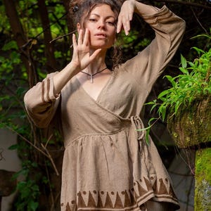❖seed and soils /organic cotton wrap top ❖seed and soils /organic cotton wrap top Organic cotton