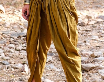 Joel Dhoti Pant, Boho Harem Pants, Cotton  Trousers, Festival Clothing, Yoga Pants, Hippie , Unisex Bohemian Wear