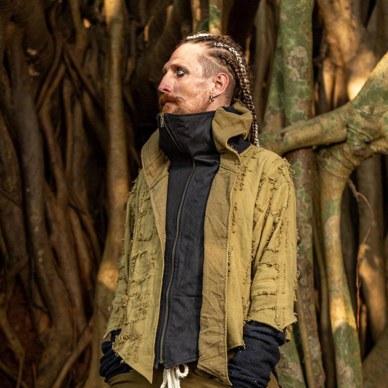 specthetics V2 Ninja Jacket かつきくん着用 Y2K Cotton Ninja Jacket, Cyberpunk Streetwear, Edgy Techwear Hoodie