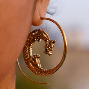 Dragon Earrings - Crystal Heal