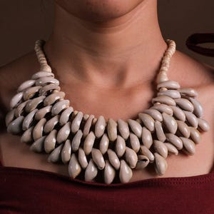 Kauri-schelpketting: verstelbare boho-strandsieraden