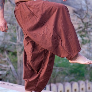 Sirwal pants - Boho Cotton Harem Pants – Unisex Yoga Trousers – Loose Fit Hippie Balloon Pants – Festival Bohemian Streetwear