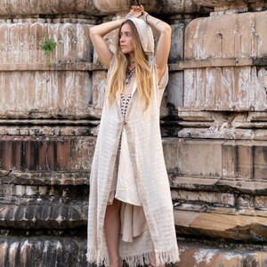 Agrona Long Shrug - Crystal Heal