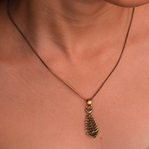 Fish bone Necklace - Crystal Heal