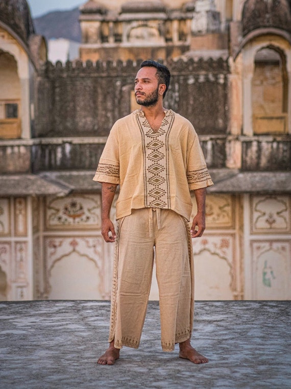 Block print Wrap Pants Block print Wrap Pants