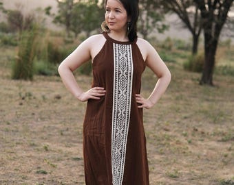 Ethnic Resort Wear Long Dress - Purva Maxi Dress
