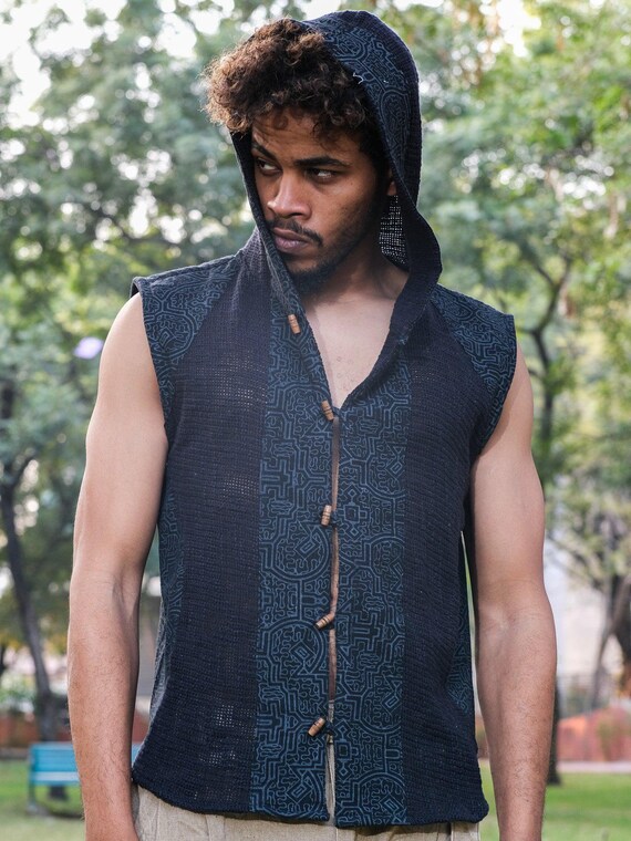 Raver Hoodie Tank Top – Sleeveless Streetwear Festival Tee - Etsy