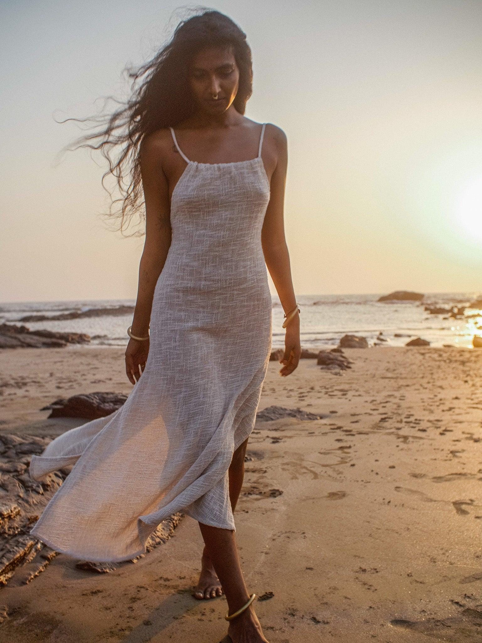 Vestidos Largos Vestidos Playeros Con Bolsillos Camisolas De Playa