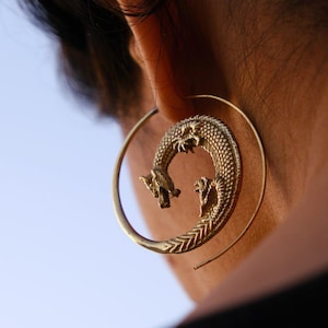 Dragon Earrings - Crystal Heal